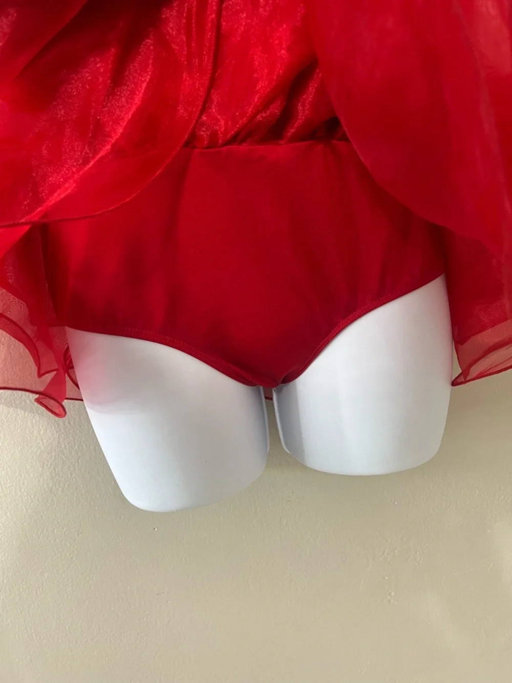Red Sequin Dance Costume Child Large Pageant Ballet Recital Dress Tutu